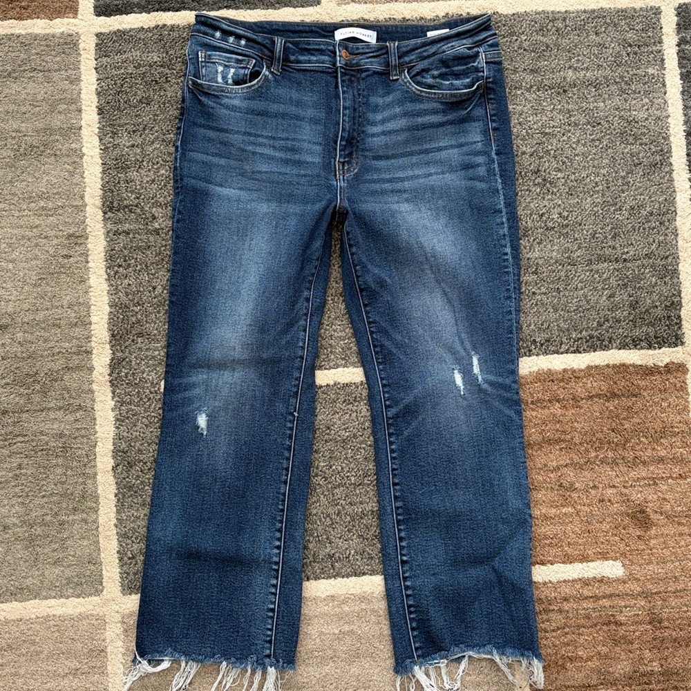 Flying Monkey Blue Ankle Jeans